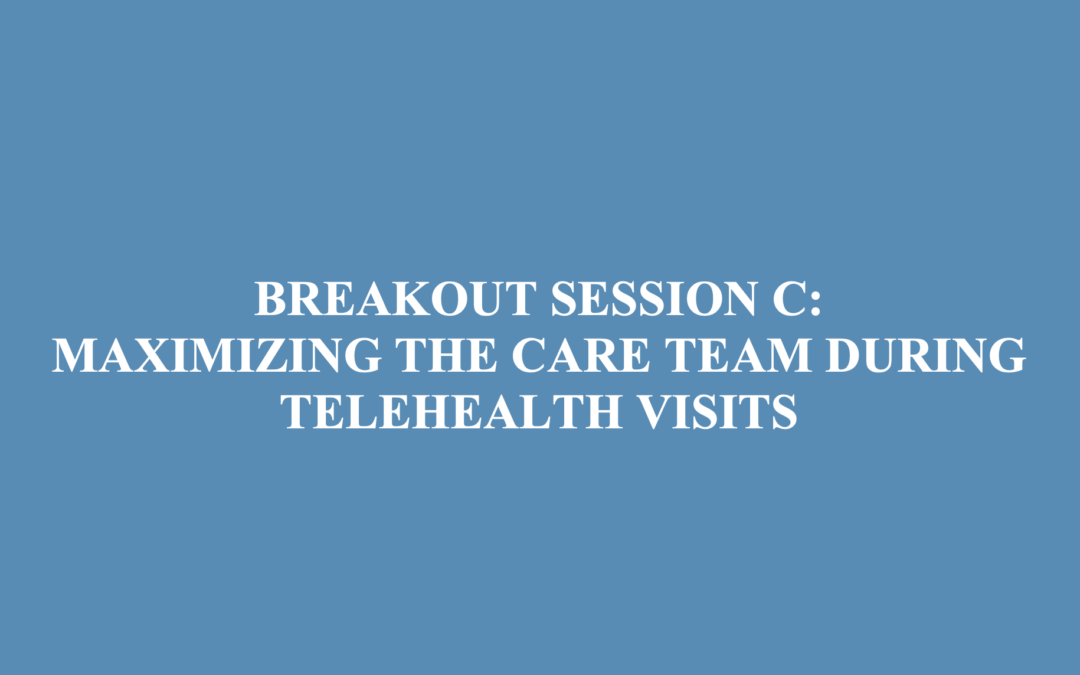 Maximizing the Care Team During Virtual Visits