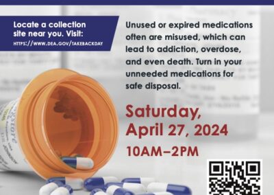 April 27 is DEA’s National Prescription Drug Take Back Day