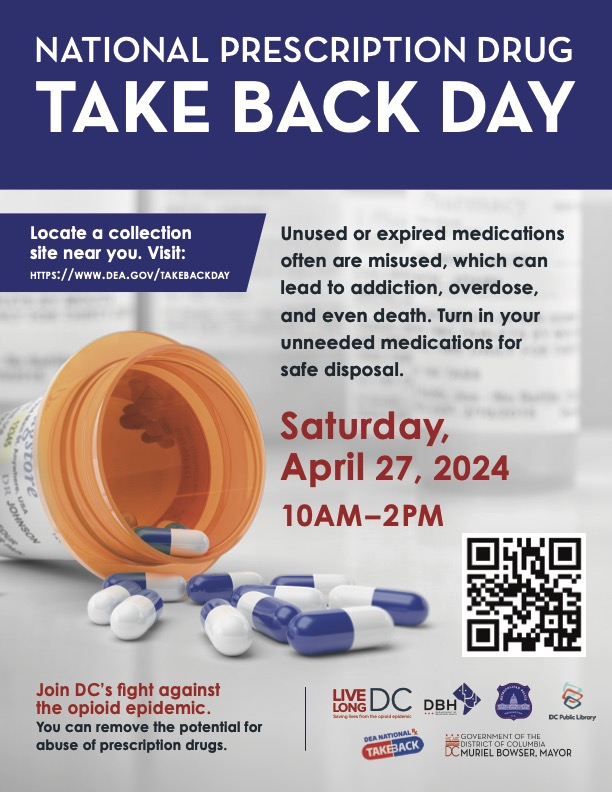 April 27 is DEA’s National Prescription Drug Take Back Day